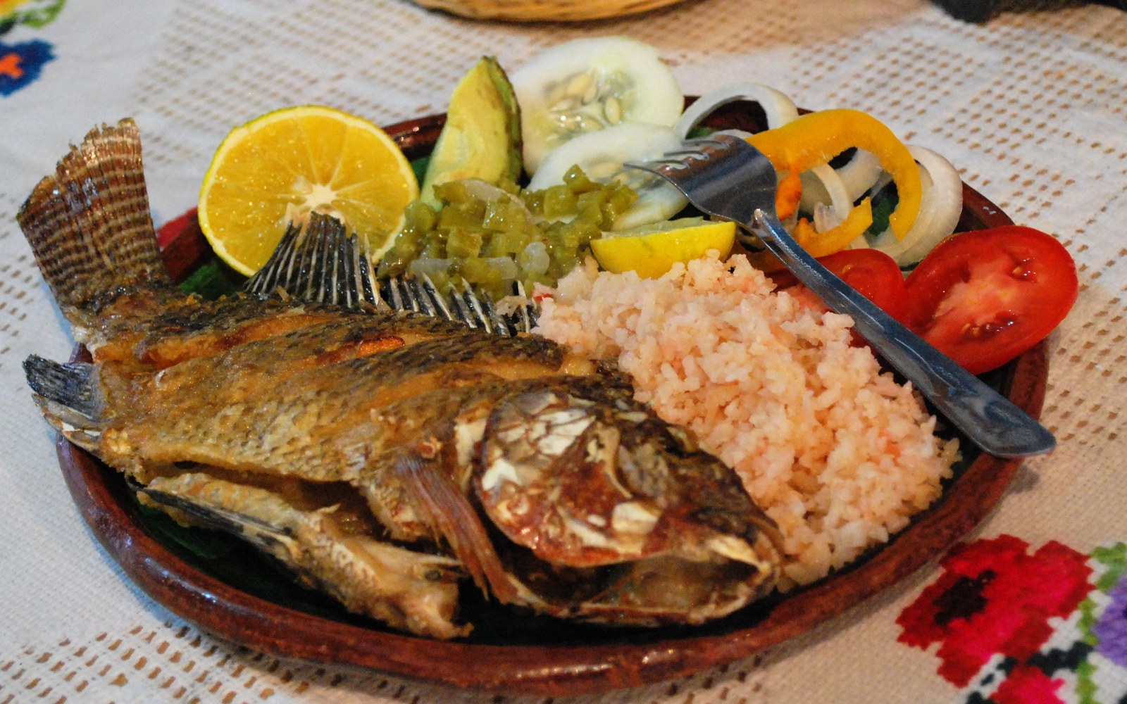Fried Mojarra